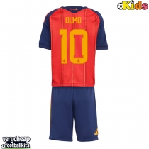 Spain Dani Olmo #10 Replica Home Minikit World Cup 2026 Short Sleeve (+ pants)